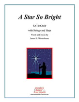 A Star So Bright SATB choral sheet music cover